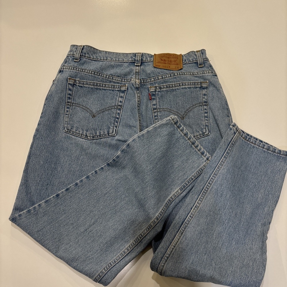 Vintage 90s  Levi's 550 Size 13 Juniors Red Tab Made In USA Excellent Condition